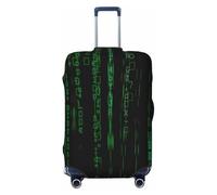 OAZCVBNN Hacker era Print Unique Suitcase Covers Travel Luggage Cover with Elastic Anti Scratch Design