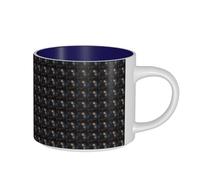 OAZCVBNN Halloween Goth Print Large Capacity Ceramic Mugs Adults Coffee Beverage Home Office Camping Gift Sets