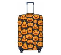 OAZCVBNN Halloween Pumpkin Patterns Print Washable Suitcase Universal Elastic Luggage Protector Travel Sleeve Accessory