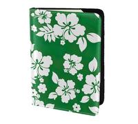 OAZCVBNN Hawaii Flower Print Men and Women Passport Document Wallet Case Cover for Business and Leisure Trips