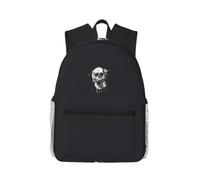 OAZCVBNN Horror Ghost Skull Print Casual Backpack Travel Outdoor Adventures Commuting Lightweight Dual Shoulder Bag