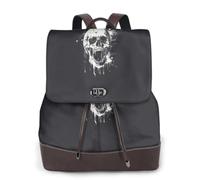 OAZCVBNN Horror Ghost Skull Print Elegant Women'S Backpack Stylish Versatile Rucksack For Gym Weekend Adventures