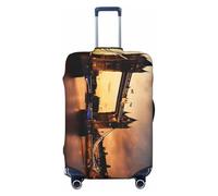 OAZCVBNN I Love London Print Washable Suitcase Universal Elastic Luggage Protector Travel Sleeve Accessory