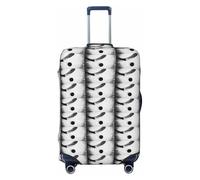 OAZCVBNN Ice Hockey Art Print Unique Suitcase Covers Travel Luggage Cover with Elastic Anti Scratch Design