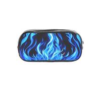 OAZCVBNN Indigo Flame Print Print Boys Girls for Transparent Stationery Organizer Clear Pencil Case Pouch Supplies