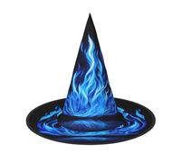 OAZCVBNN Indigo Flame Print Print Festive Carnival Party Hat For Adults Season Cosplay Costume Celebration Headwear