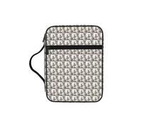 OAZCVBNN Interesting Skeleton Print Bible Storage Bag Religious Waterproof Christian Gift Men Women Clergy Accessory