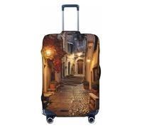 OAZCVBNN Italian Old Street Print Washable Suitcase Universal Elastic Luggage Protector Travel Sleeve Accessory