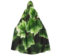 OAZCVBNN Ivy Blossoms Tree Print Hooded Cloak Unisex Adult For Halloween Christmas Carnival Theme Parties Costume