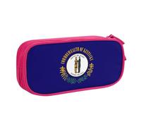 OAZCVBNN Kentucky State Flag Print Pencil Case Storage Makeup Erasers Pens Students School Office Multi-Scenes Use