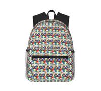 OAZCVBNN Left And Right Brain Advantage Print Casual Backpack Travel Outdoor Adventures Commuting Lightweight Dual Shoulder Bag