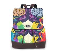 OAZCVBNN Left And Right Brain Advantage Print Elegant Women'S Backpack Stylish Versatile Rucksack For Gym Weekend Adventures