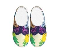 OAZCVBNN Left and Right Brain Advantage Print Versatile Use Anti Pilling Washable Slippers for Women Men Cozy Stylish shoes