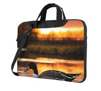 OAZCVBNN Loon Nature Bird Print Versatile Laptop Bag Stylish Laptops Case With Messenger Shoulder Briefcase Options