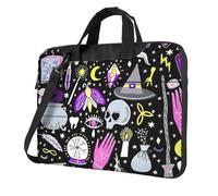 OAZCVBNN Magic Witch Witchcraft Bohemian Drawing Print Versatile Laptop Bag Stylish Laptops Case With Messenger Shoulder Briefcase Options