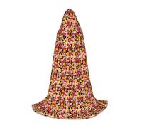 OAZCVBNN Maryland Flag Print Wizard Robe Halloween And Carnival Parties Hooded Cloak For Men Women Teens Kids