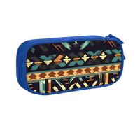 OAZCVBNN Native American Patterns Print Pencil Case Storage Makeup Erasers Pens Students School Office Multi-Scenes Use