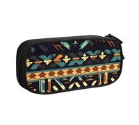 OAZCVBNN Native American Patterns Print Pencil Case Storage Makeup Erasers Pens Students School Office Multi-Scenes Use