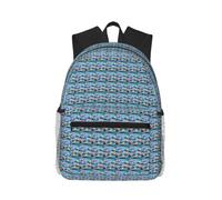OAZCVBNN Origami Multicolor Papercraft Cranes Print Casual Backpack Travel Outdoor Adventures Commuting Lightweight Dual Shoulder Bag