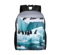OAZCVBNN Penguins On The Iceberg Print Double Shoulder Backpack Lightweight Water-Resistant Unisex Bag Travel Outdoor