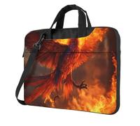 OAZCVBNN Phoenix Print Women Men Stylish Laptop Bag Portable Notebook Shoulder Bags Office Work Travel