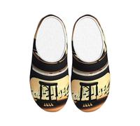 OAZCVBNN Piano Violin and Music Notes Print Versatile Use Anti Pilling Washable Slippers for Women Men Cozy Stylish shoes