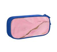 OAZCVBNN Pink Marble Texture Print Pencil Case Storage Makeup Erasers Pens Students School Office Multi-Scenes Use