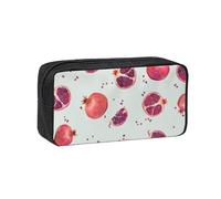 OAZCVBNN Pomegranate Pattern Print Large-Capacity Spacious Pen Case Stationery Organizer Pouch Office Travel Dorm