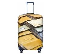 OAZCVBNN Postal Stationery Print Unique Suitcase Covers Travel Luggage Cover with Elastic Anti Scratch Design