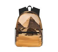 OAZCVBNN Pyramids Of Egypt Print Casual Backpack Travel Outdoor Adventures Commuting Lightweight Dual Shoulder Bag