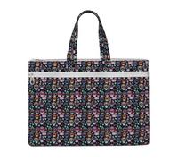 OAZCVBNN Sugar Skull Print Large Capacity Canvas Tote File Bag Office Travel Shopping Organizer Storage Bags