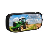 OAZCVBNN Tractor Under Blue Sky and White Clouds Print Pencil Case Storage Makeup Erasers Pens Students School Office Multi-Scenes Use