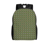 OAZCVBNN Tropical Flower Leaf Parrot Print Double Shoulder Backpack Lightweight Water-Resistant Unisex Bag Travel Outdoor