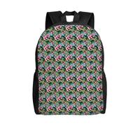 OAZCVBNN Tropical Summer Hawaiian Flower Palm Leaves Print Double Shoulder Backpack Lightweight Water-Resistant Unisex Bag Travel Outdoor