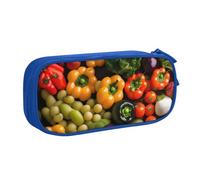 OAZCVBNN Variety Fresh Vegetables Fruits Print Pencil Case Storage Makeup Erasers Pens Students School Office Multi-Scenes Use