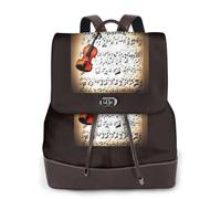 OAZCVBNN Violin Sheet Music Print Elegant Women'S Backpack Stylish Versatile Rucksack For Gym Weekend Adventures