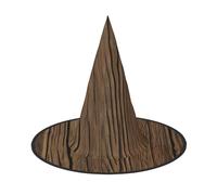 OAZCVBNN Wood Grain Print Festive Carnival Party Hat For Adults Season Cosplay Costume Celebration Headwear