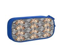 OAZCVBNN Zebra and Giraffe Print Pencil Case Storage Makeup Erasers Pens Students School Office Multi-Scenes Use