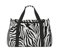 OAZCVBNN Zebra Print Print Women Men Hand Tote Lightweight Foldable Versatile Business Travel Shoulder Bag