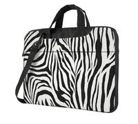 OAZCVBNN Zebra Print Print Women Men Stylish Laptop Bag Portable Notebook Shoulder Bags Office Work Travel