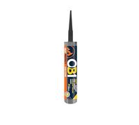 OB1 Black HeatProtect 1200°C Instant Fire Cement 310ml - Specialist Sealant for Heaters, Fireplaces & Ovens - High-Temperature, Non-Elastic, Hardening Joint Sealer - Bonding and joining temperature.