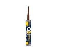 OB1 Brown Multi-Surface Construction Sealant & Adhesive - Hybrid Polymer - Excellent Chemical Resistance - Water & Weather Resistant - 290ml