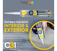 Ob1 Diamond Crystal Clear Sealant & Adhesive 290Ml