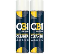 OB1 Multi Surface Cleaner Spray - Clear - Sealant, Adhesive & Glue Remover - Removes Sticker Residue - Fast Acting Degreaser - 500ml (Pack of 2)