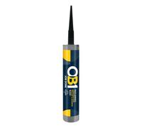 Ob1 Multi-Surface Construction Sealant & Adhesive Black, 290Ml - Hybrid Polymer - Waterproof - Food Safe & Weather Resistant