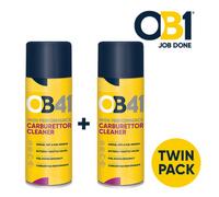 OB1 Ob41 High Performance Carburettor Cleaner - 2 X 400Ml - Maximises Car Carburettor Performance, Easy Spray Application