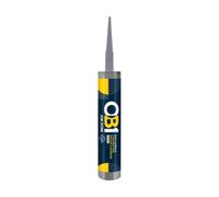 Ob1 Silver Multi-Surface Construction Sealant & Adhesive 290Ml Tube (3 Pack) - Waterproof & Weatherproof Silicone