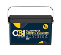 Ob1 Waterproof Tanking Solution - Grey - 5L - Ideal For Showers, Bathrooms & Wet Rooms, One Part Waterproof Membrane