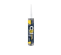 OB1 White Multi-Surface Construction Sealant & Adhesive - Hybrid Technology - Excellent Chemical Resistance - Water Resistant - Weather Resistant - Food Safe - 290ml