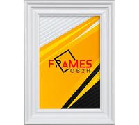 OB2H Best Traditional Style Swept Black,White,Walnut A1,A2,A3,A4,A5 Picture,Photo,Poster Frames (White, 18x12 inch, Framed)